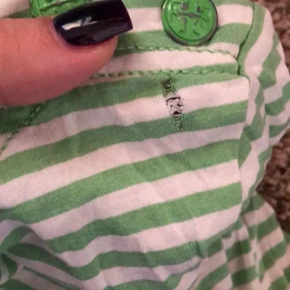 Tory‎ Burch women’s medium striped long sleeved top